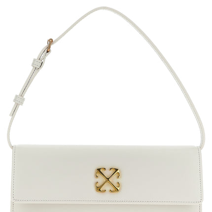 Off-White White Calfskin Shoulder Bag