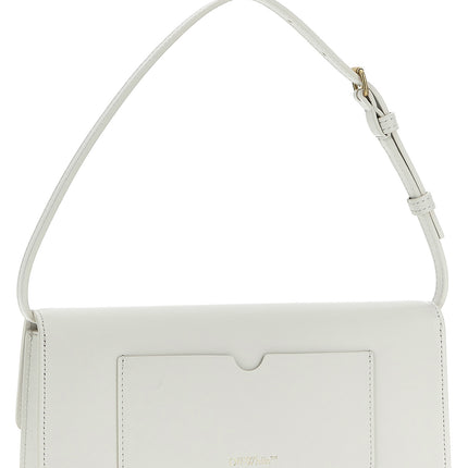Off-White White Calfskin Shoulder Bag