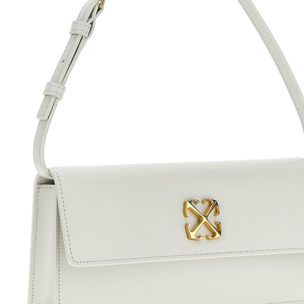 Off-White White Calfskin Shoulder Bag