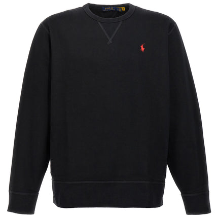 Polo Ralph Lauren Black Cotton Sweatshirt