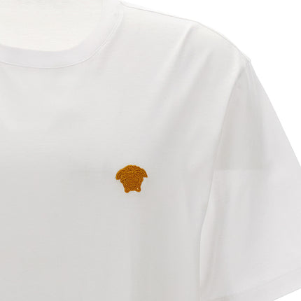 Versace White Cotton T-Shirt