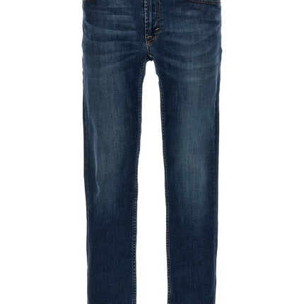 Department 5 Blue Cotton Straight-Leg Jeans