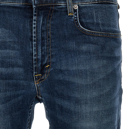 Department 5 Blue Cotton Straight-Leg Jeans