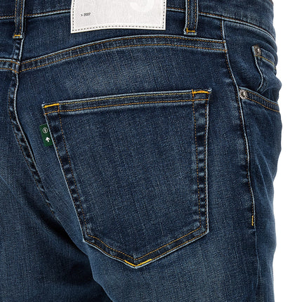 Department 5 Blue Cotton Straight-Leg Jeans