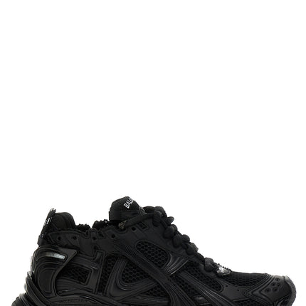 Balenciaga Black Polyester Athletic Sneakers