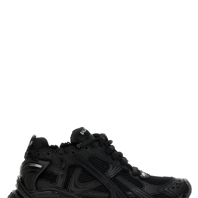 Balenciaga Black Polyester Athletic Sneakers