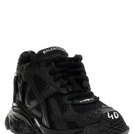 Balenciaga Black Polyester Athletic Sneakers