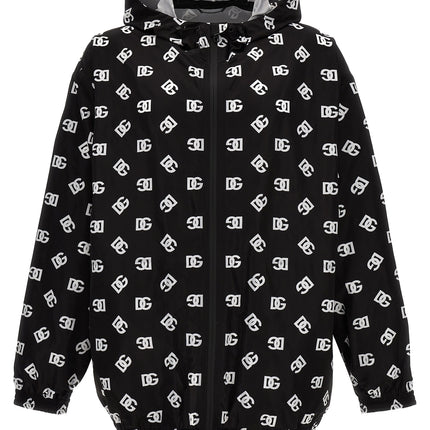 Dolce & Gabbana Bicolor Polyester Shell Jacket