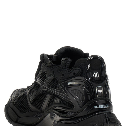 Balenciaga Black Polyester Athletic Sneakers