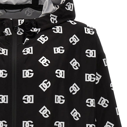 Dolce & Gabbana Bicolor Polyester Shell Jacket
