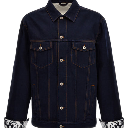 Burberry Blue Cotton Denim Jacket