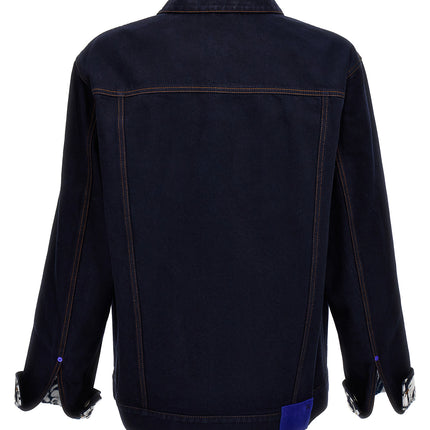 Burberry Blue Cotton Denim Jacket
