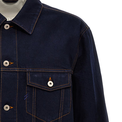 Burberry Blue Cotton Denim Jacket