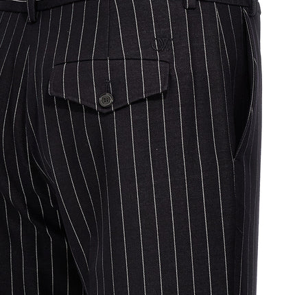 Off-White Blue Wool Dress Pants