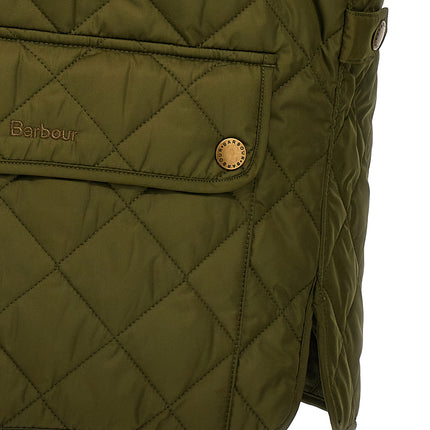 Barbour Bicolor Polyester Sleeveless Jacket