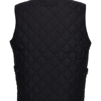 Barbour Blue Polyester Sleeveless Jacket