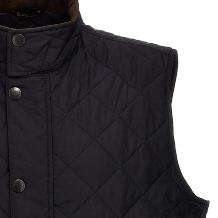 Barbour Blue Polyester Sleeveless Jacket