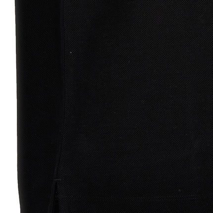 Burberry Black Cotton Polo Shirt