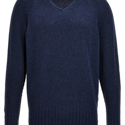 MA'RY'YA Blue Cotton Cardigan