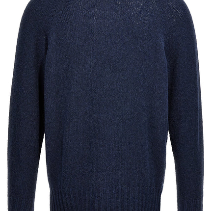 MA'RY'YA Blue Cotton Cardigan
