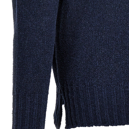 MA'RY'YA Blue Cotton Cardigan