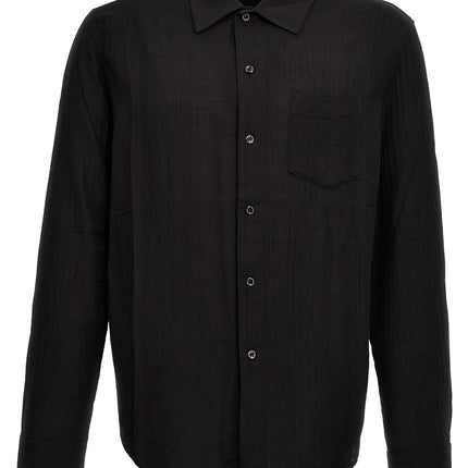 SÉFR Black Cotton Blouse