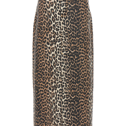Ganni Brown Organic Cotton Mini Skirt