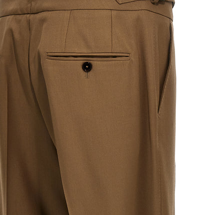 Dolce & Gabbana Brown Virgin Wool Dress Pants