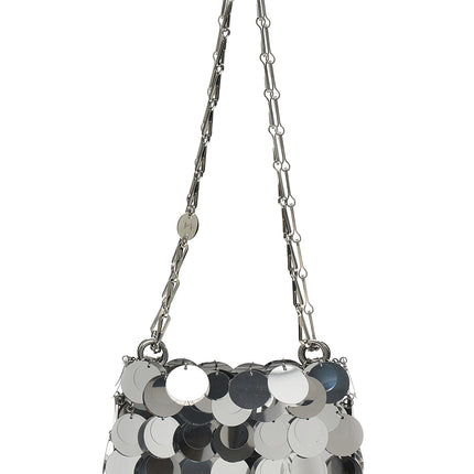 Paco Rabanne Silver Brass Shoulder Bag