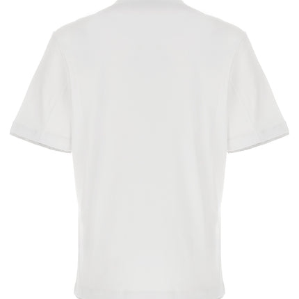 Brunello Cucinelli White Cotton T-Shirt