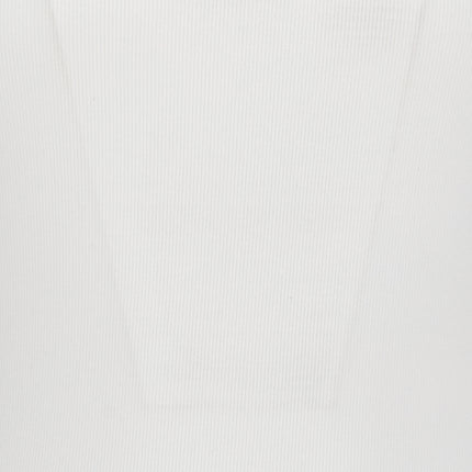Versace White Cotton Sleeveles T-Shirt
