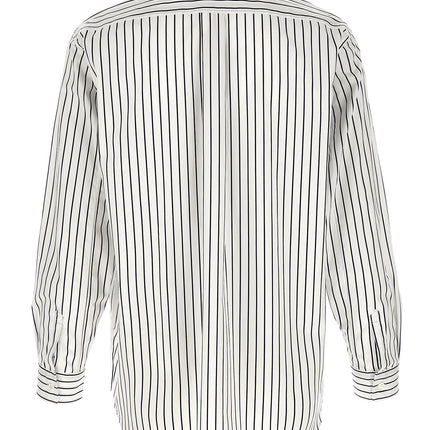 Comme Des Garçons Bicolor Cotton Blouse