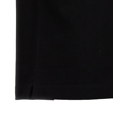 Givenchy Black Cotton Polo Shirt