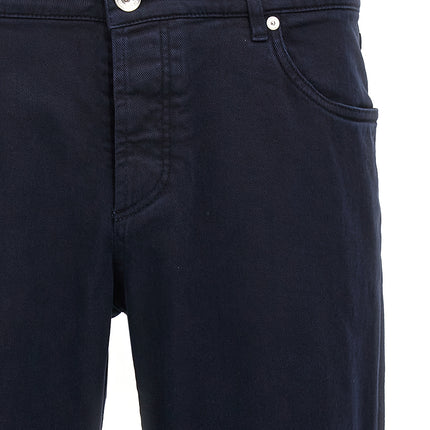 Brunello Cucinelli Blue Cotton Jeans Denim