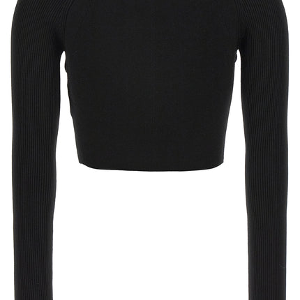 Diesel Black Viscose Cardigan