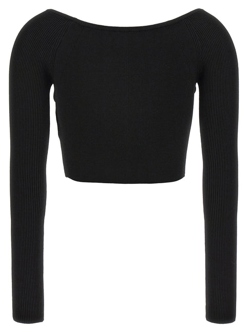 Diesel Black Viscose Cardigan