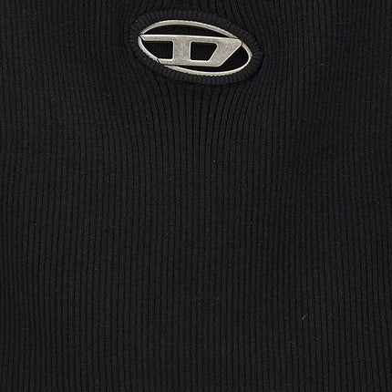 Diesel Black Viscose Cardigan