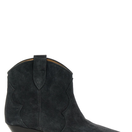 Isabel Marant Black Calfskin Chelsea Boots