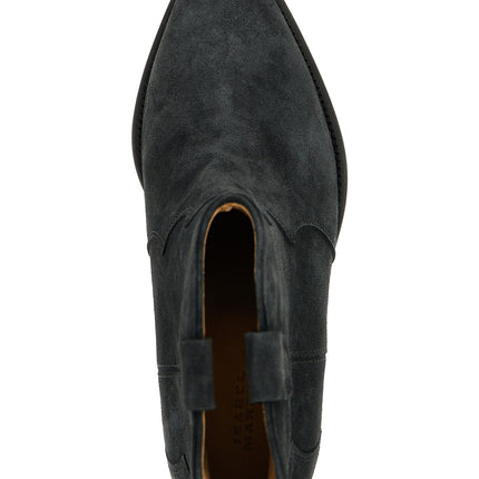 Isabel Marant Black Calfskin Chelsea Boots