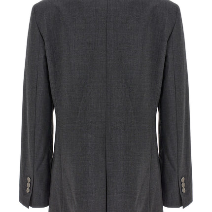 Theory Gray Wool Blazer