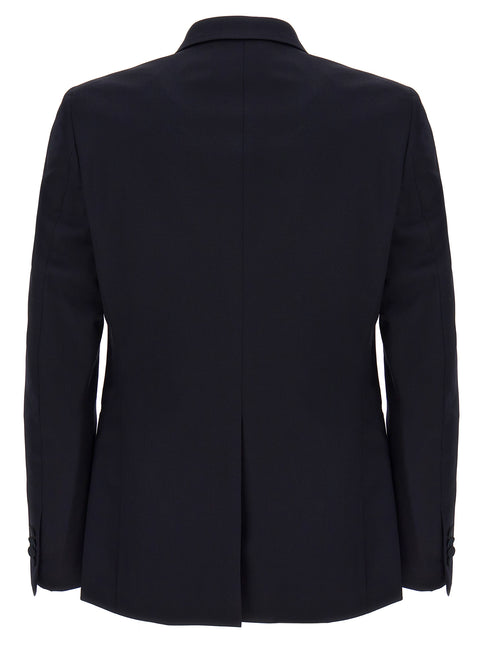 Tagliatore Blue Virgin Wool Blazer