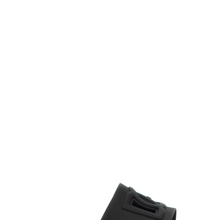 Dolce & Gabbana Black Polyethylene Slides