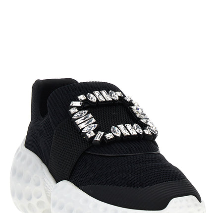 Roger Vivier Bicolor Polyethylene Athletic Sneakers