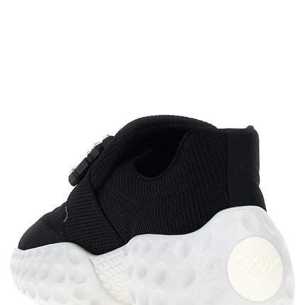 Roger Vivier Bicolor Polyethylene Athletic Sneakers