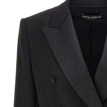 Dolce & Gabbana Black Virgin Wool Blazer