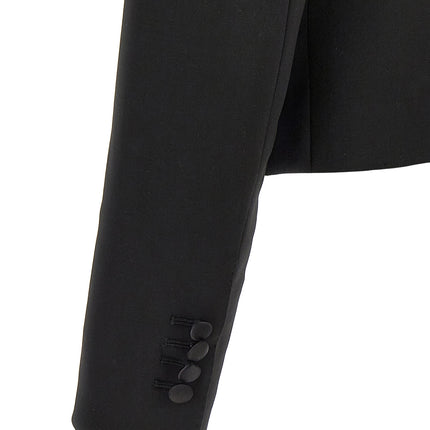 Dolce & Gabbana Black Virgin Wool Blazer