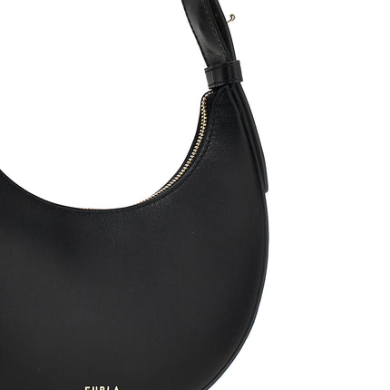 Furla Black Calfskin Shoulder Bag