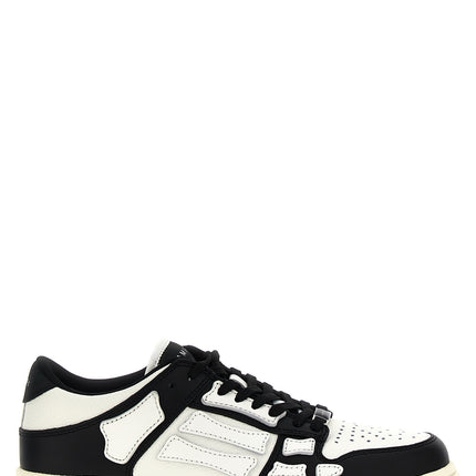 Amiri Bicolor Leather Low Top Sneakers