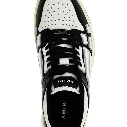 Amiri Bicolor Leather Low Top Sneakers
