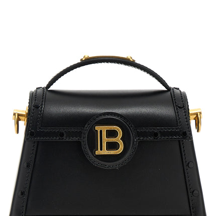 Balmain Black Calfskin Handbag